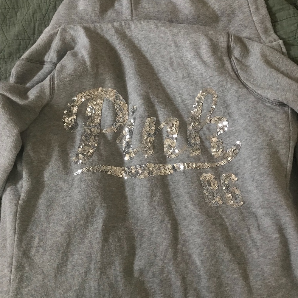 🔅Sold on Mercari🔅VS Pink RARE Fur Lined hoodie